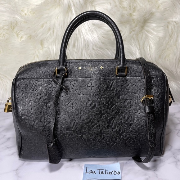 Louis Vuitton Handbags - Louis Vuitton Monogram Empreinte Speedy 30 Noir